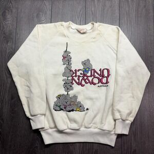 Vintage Australia Down Under 1980s Sweatshirt Medium Nature Koala Bear